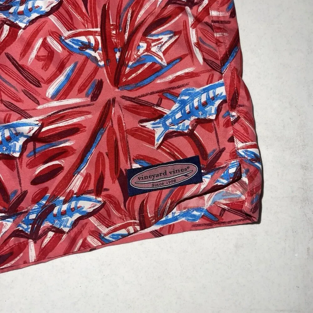 Men’s Vineyard Vines Shark Swim Trunks‎ Size XL